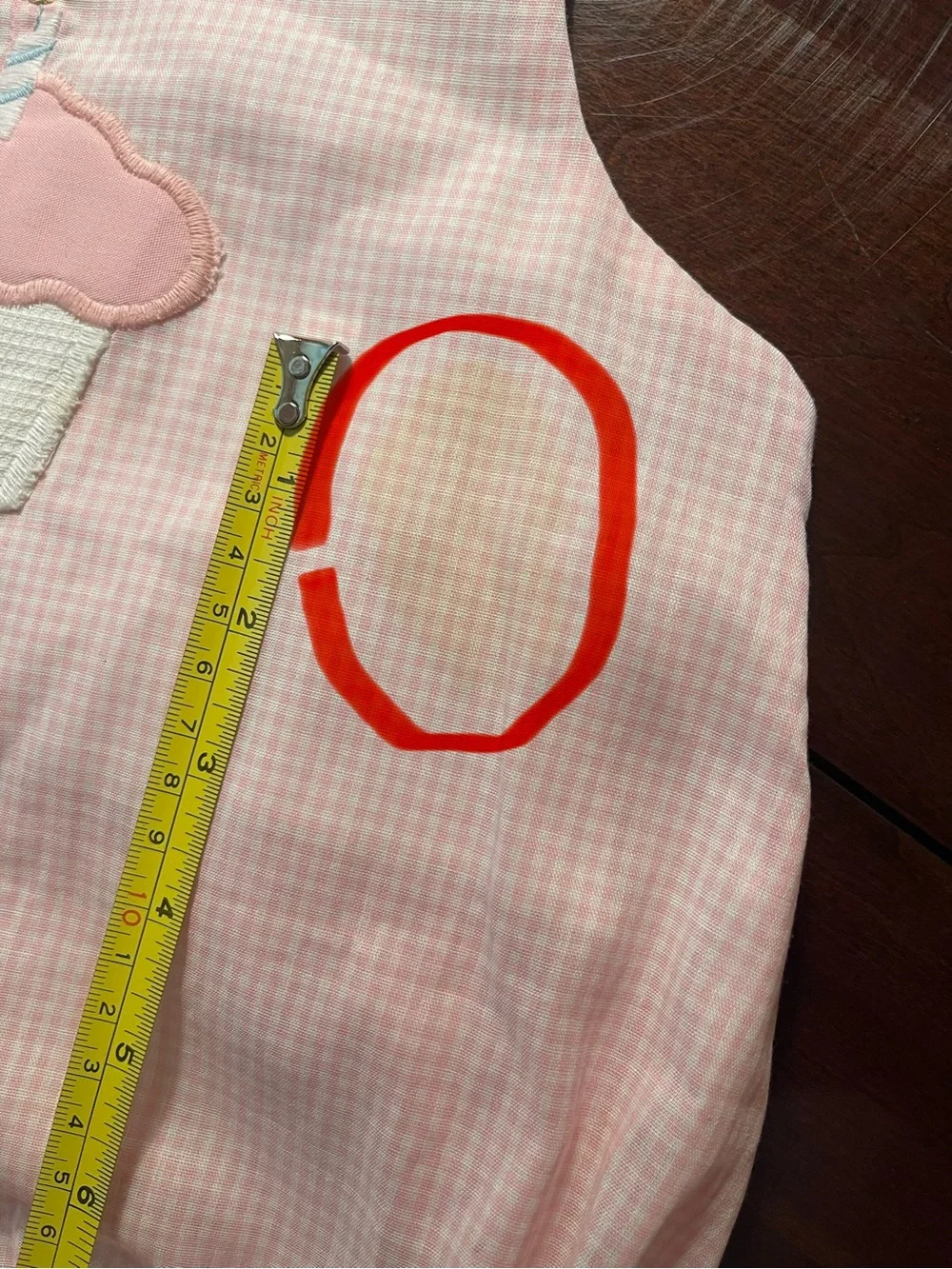 Pink Gingham Romper 1st Birthday Outfit Size 24mo Girls Baby
